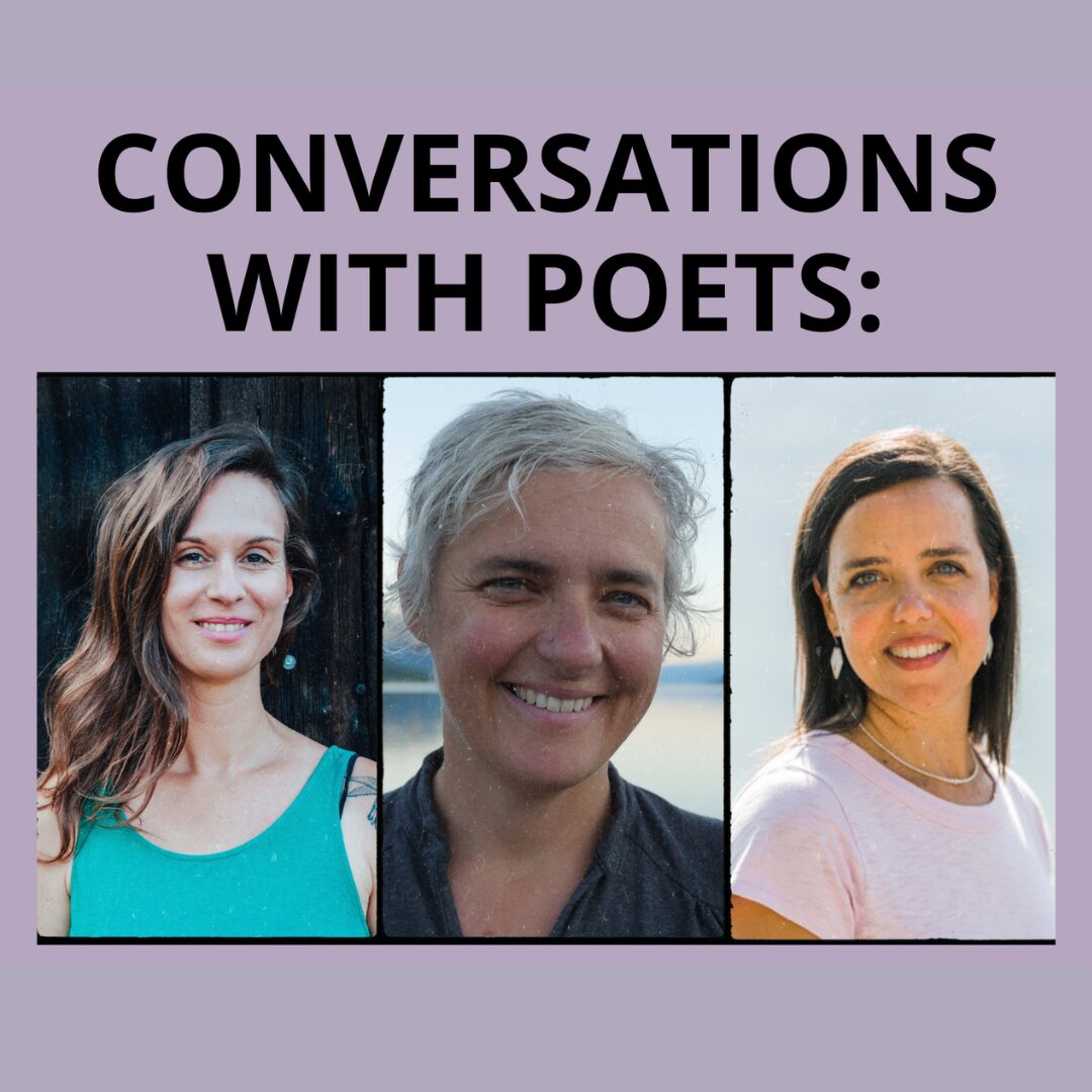Photos of poets: Jane Byers, Leesa Dean and Rayya Liebich