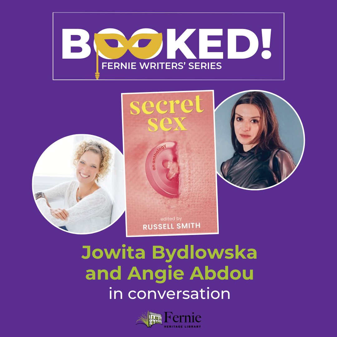 Cover of Secret Sex book with images of both authors: Angie Abdou and Jowita Bydlowska