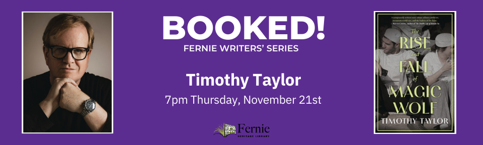 Booked Timothy Taylor banner